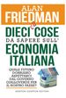 Dieci cose da sapere sull'economia italiana